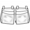 Snickers 6223 AllroundWork Floorlayer Stretch Trousers with Holster Pockets